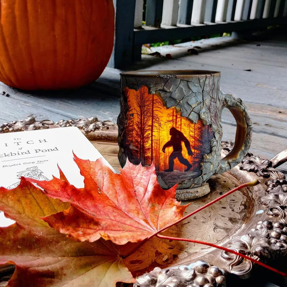 Bigfoot Sasquatch Mug – 3D Forest Coffee Cup For Camping & Adventure Lovers
