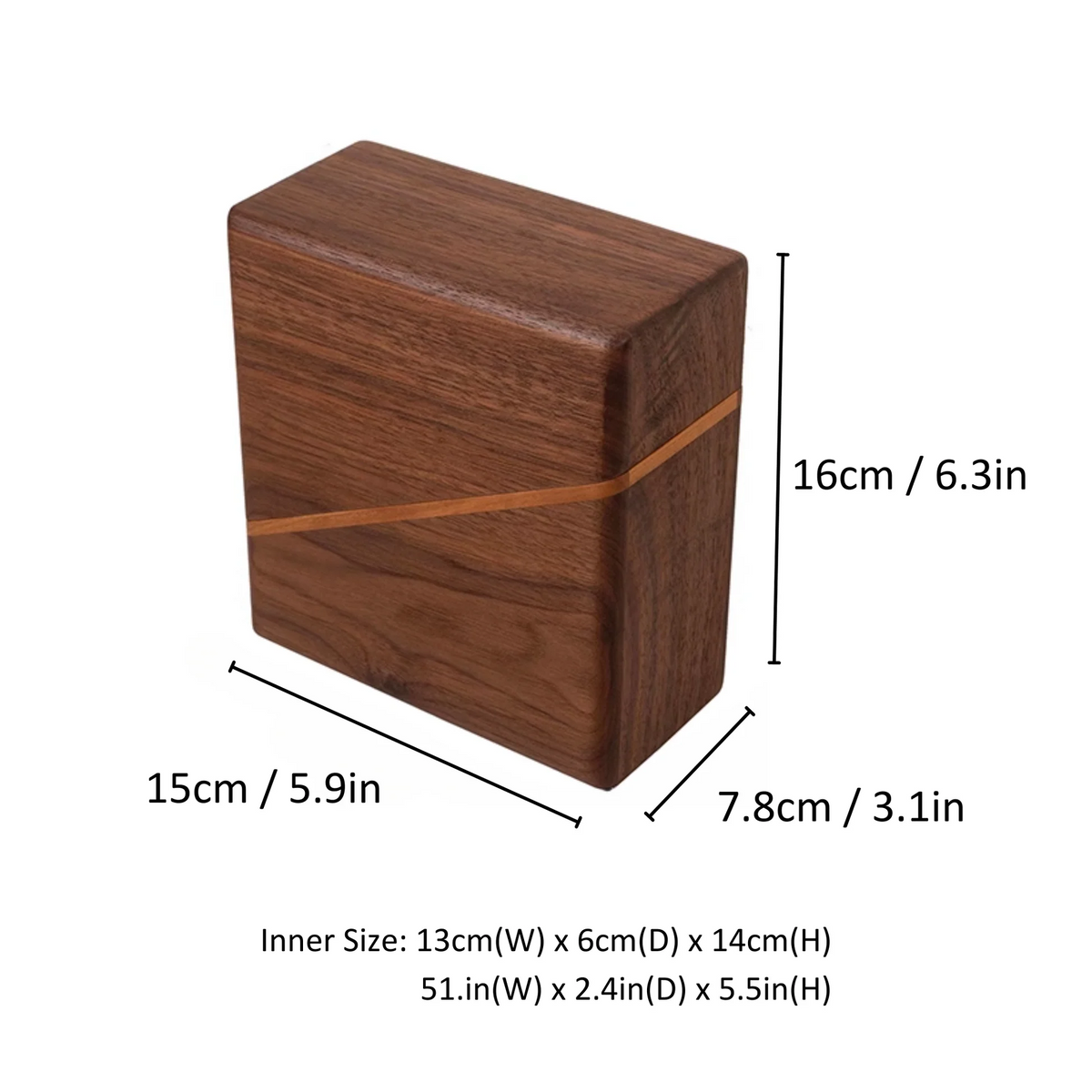 Coffivine Minimalist Walnut V60 Pour-Over Coffee Filter Holder