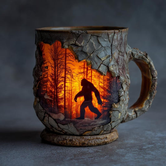 Bigfoot Sasquatch Mug – 3D Forest Coffee Cup For Camping & Adventure Lovers