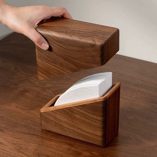 Coffivine Minimalist Walnut V60 Pour-Over Coffee Filter Holder
