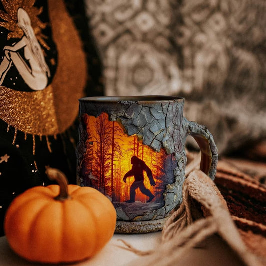 Bigfoot Sasquatch Mug – 3D Forest Coffee Cup For Camping & Adventure Lovers